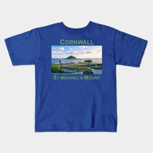 St Michael's Mount, Cornwall, Uk. Marazion, England Kids T-Shirt